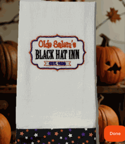 Olde Salem's Black Hat Inn Towels