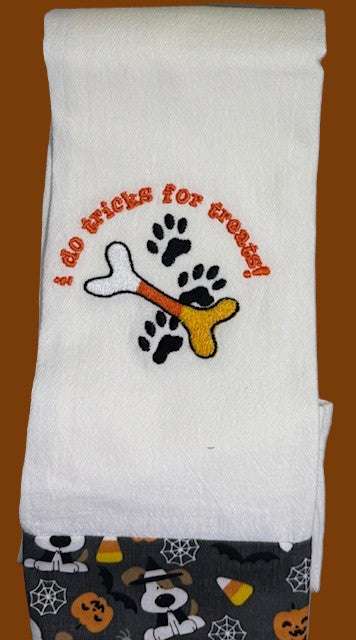 I do Trick for Treats Towels - Orange