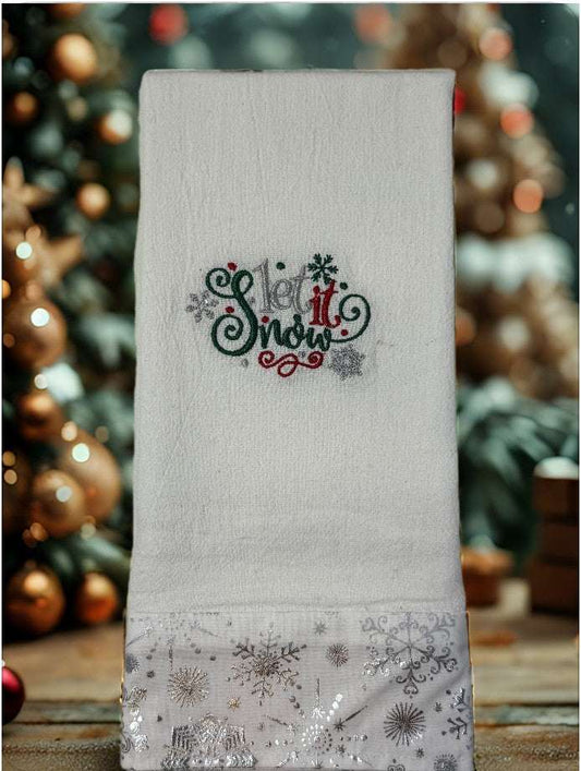Let it Snow towel