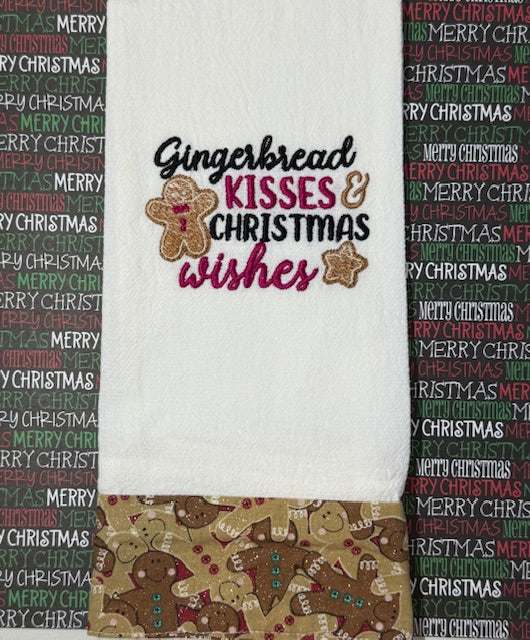 Gingerbread Kisses Christmas Wishes