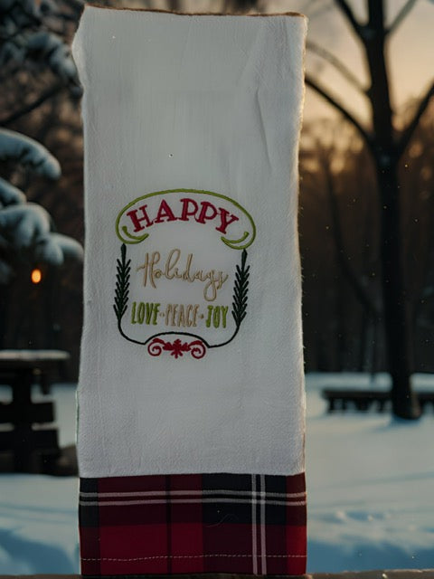 Happy Holidays Love Peace Joy