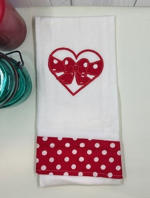 Ribbon Wrapped Valentine Heart