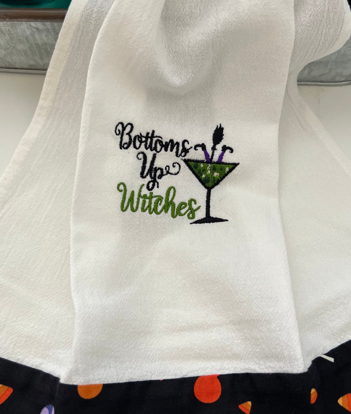 Bottoms Up Witches Towels