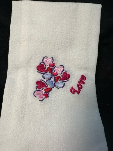 Hearts Towel